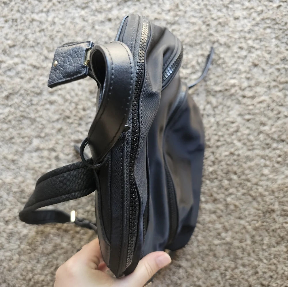 Kate Spade Karissa Black Multi Pocket Big‎ Zip Backpack